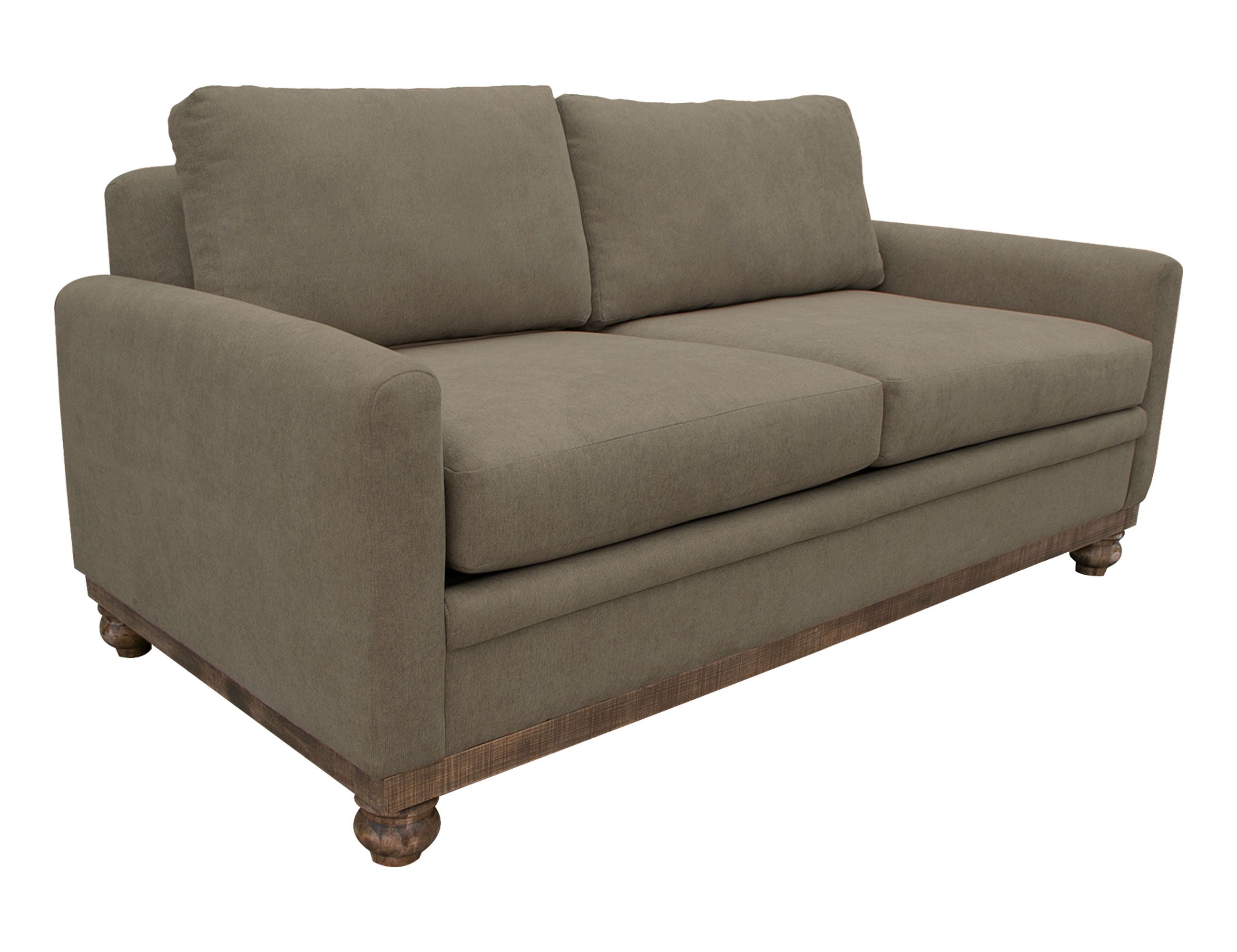International Furniture Direct Pueblo Gray - Loveseat | Meri Furniture