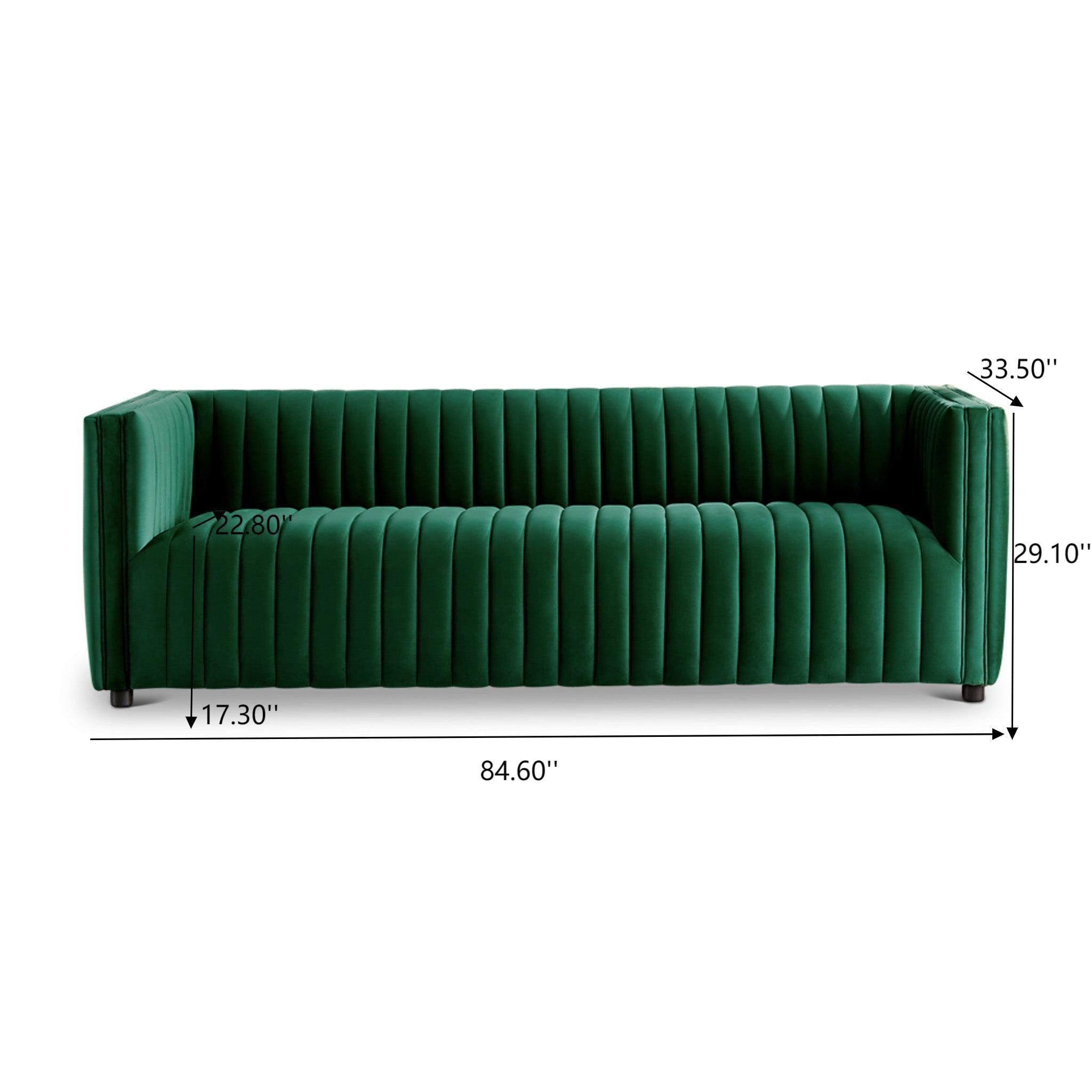 Dominic - Channel Tufted Sofa