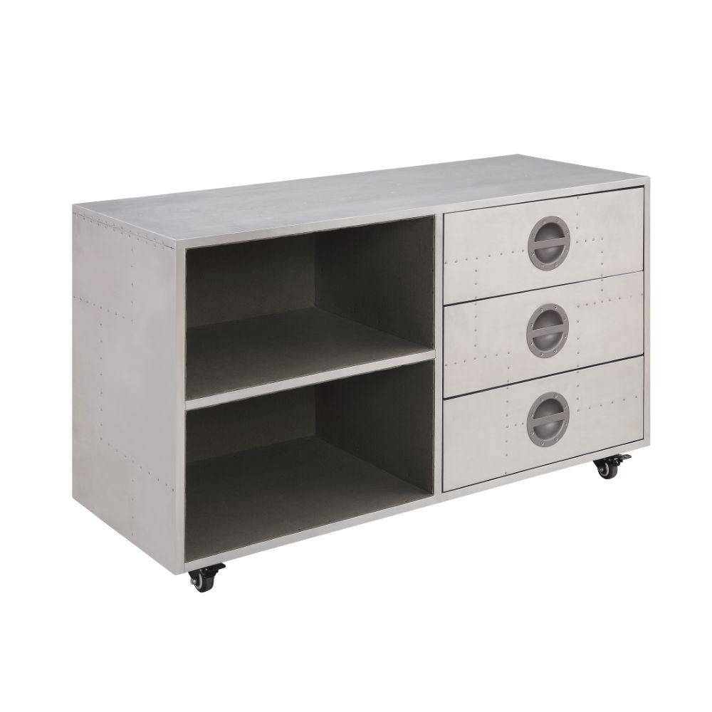 ACME Brancaster - Desk - Aluminum - 31" | Meri Furniture
