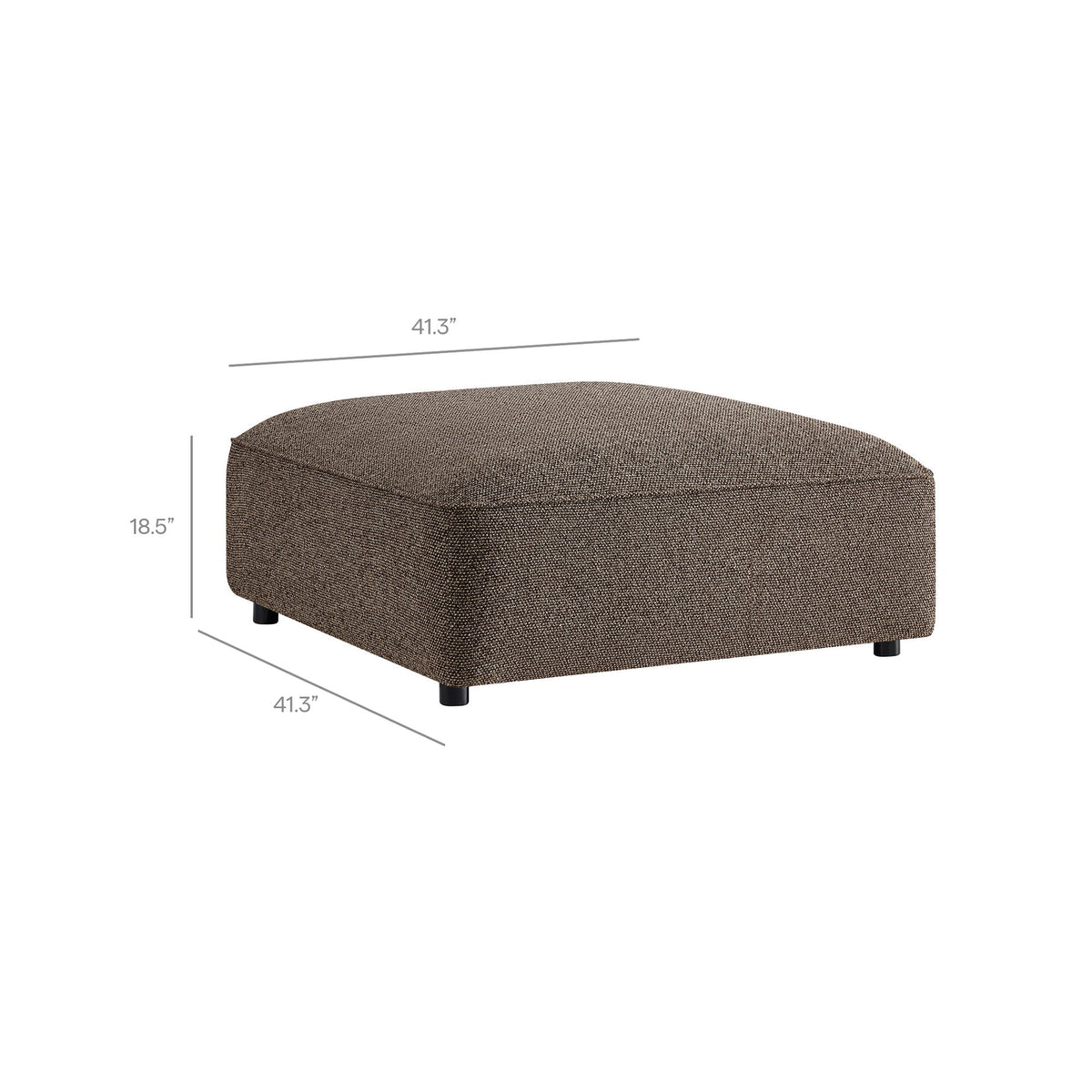 Auren 6 Piece Lattice Bouclé Upholstered Modular Sectional by Modway