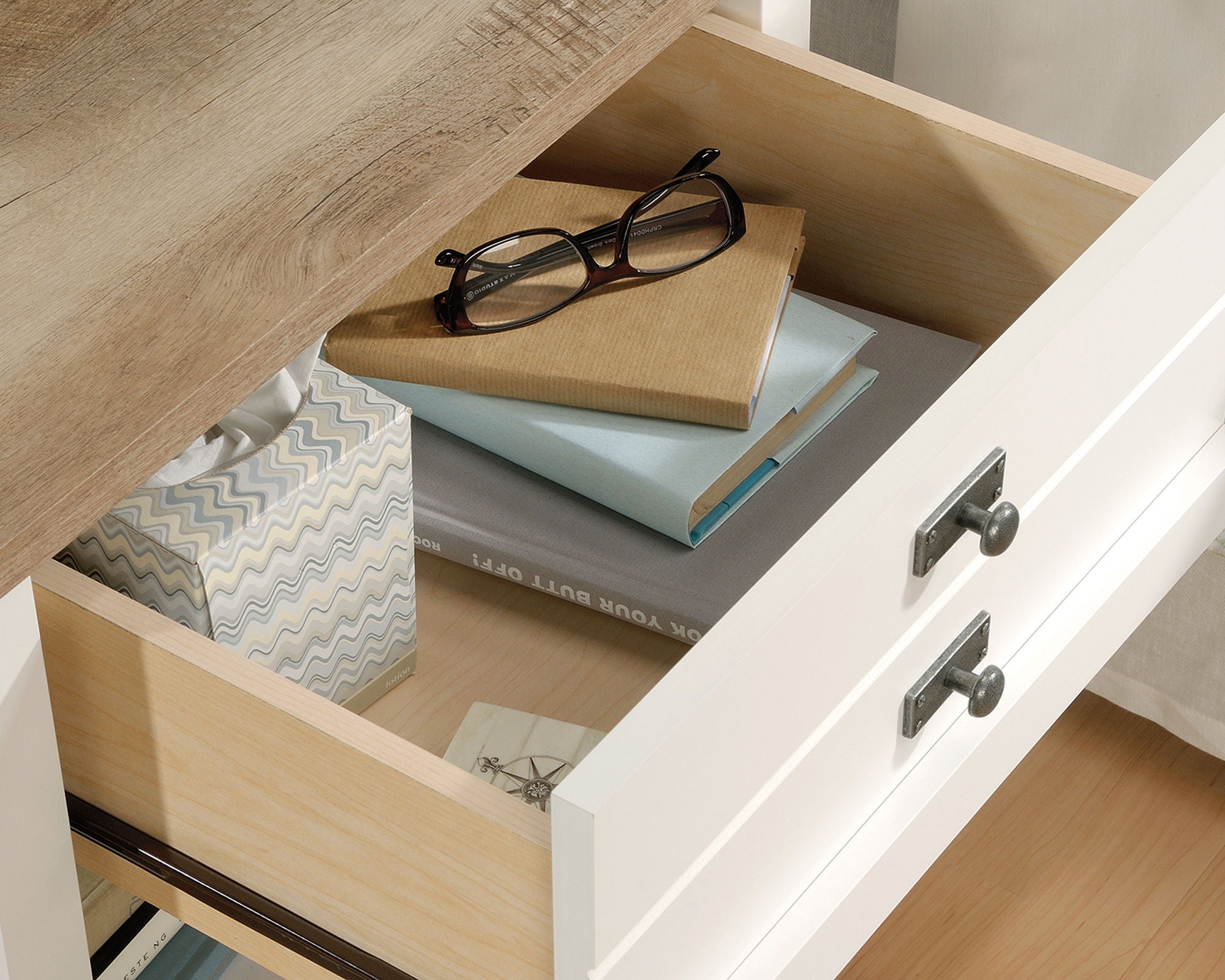 Cottage Road Nightstand -Soft White