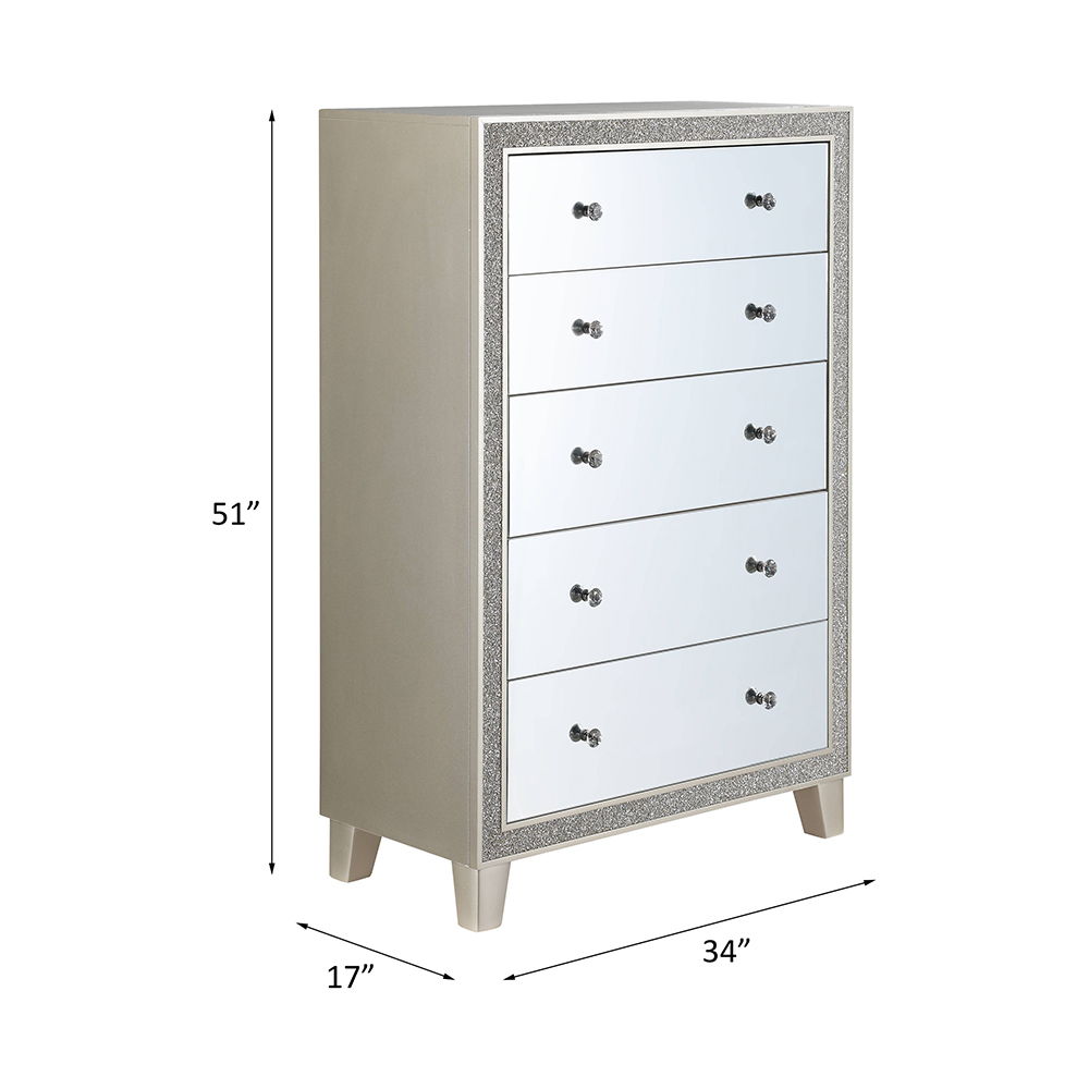 Sliverfluff - Chest - Mirrored & Champagne