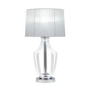 ACME Mathilda - Table Lamp - Clear Acrylic & Chrome | Meri Furniture