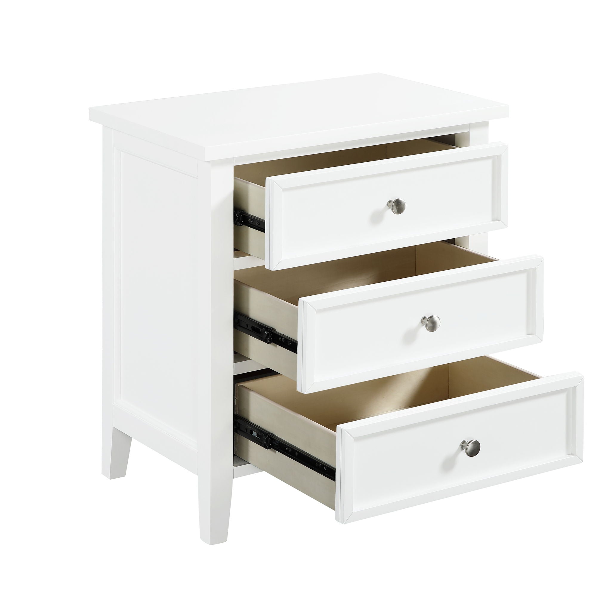 Luca - 3 Drawer Nightstand