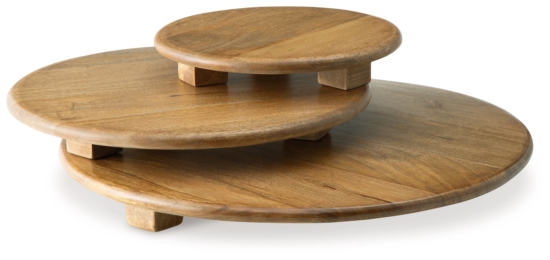 Signature Design by Ashley® Kaidler - Brown - Tray Set (Set of 3) | Meri Furniture