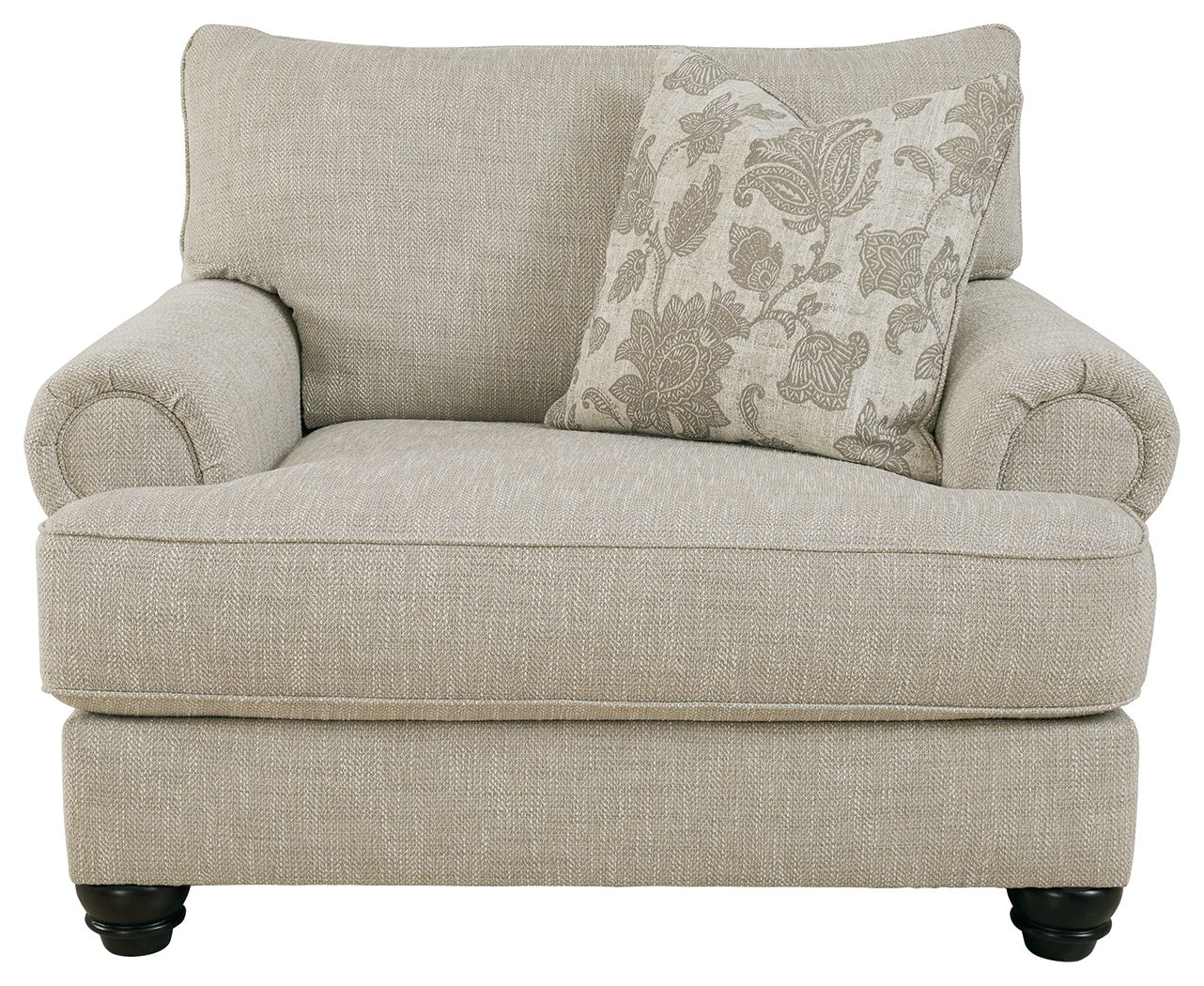 Ashley Furniture Asanti - Fog - Chair And A Half | Meri Furniture