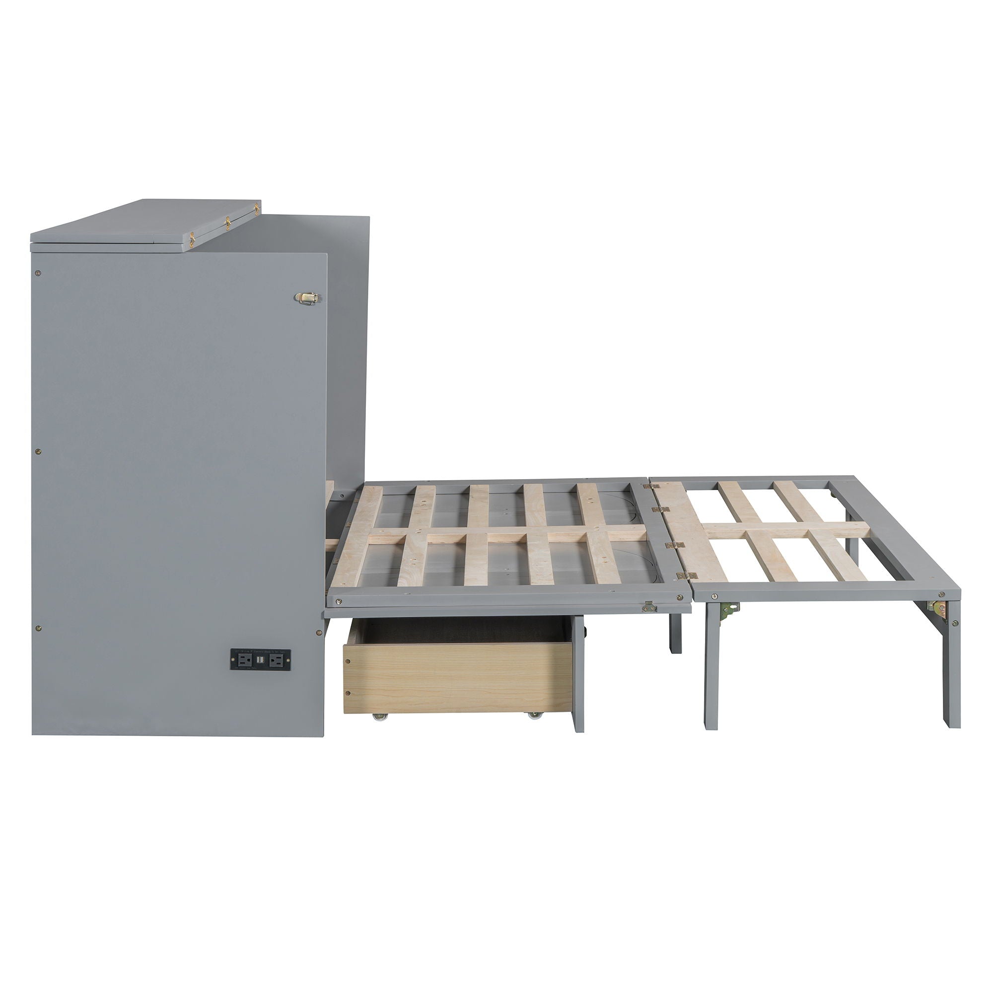 Murphy Bed With Large Drawers