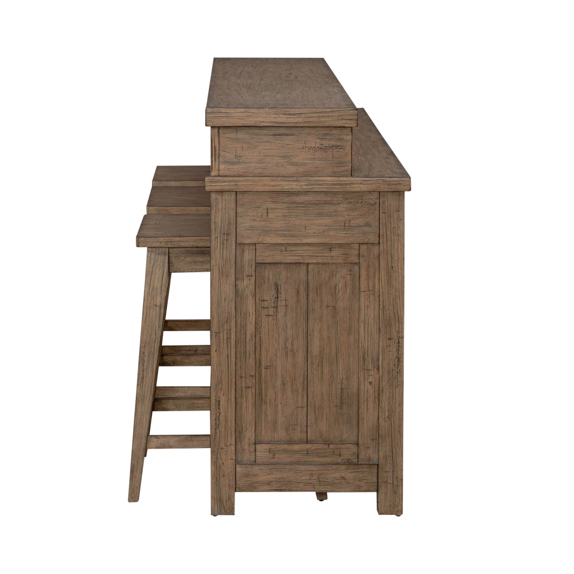 Liberty Furniture Pinebrook Ridge - 4 Piece Set - Light Brown | Meri Furniture