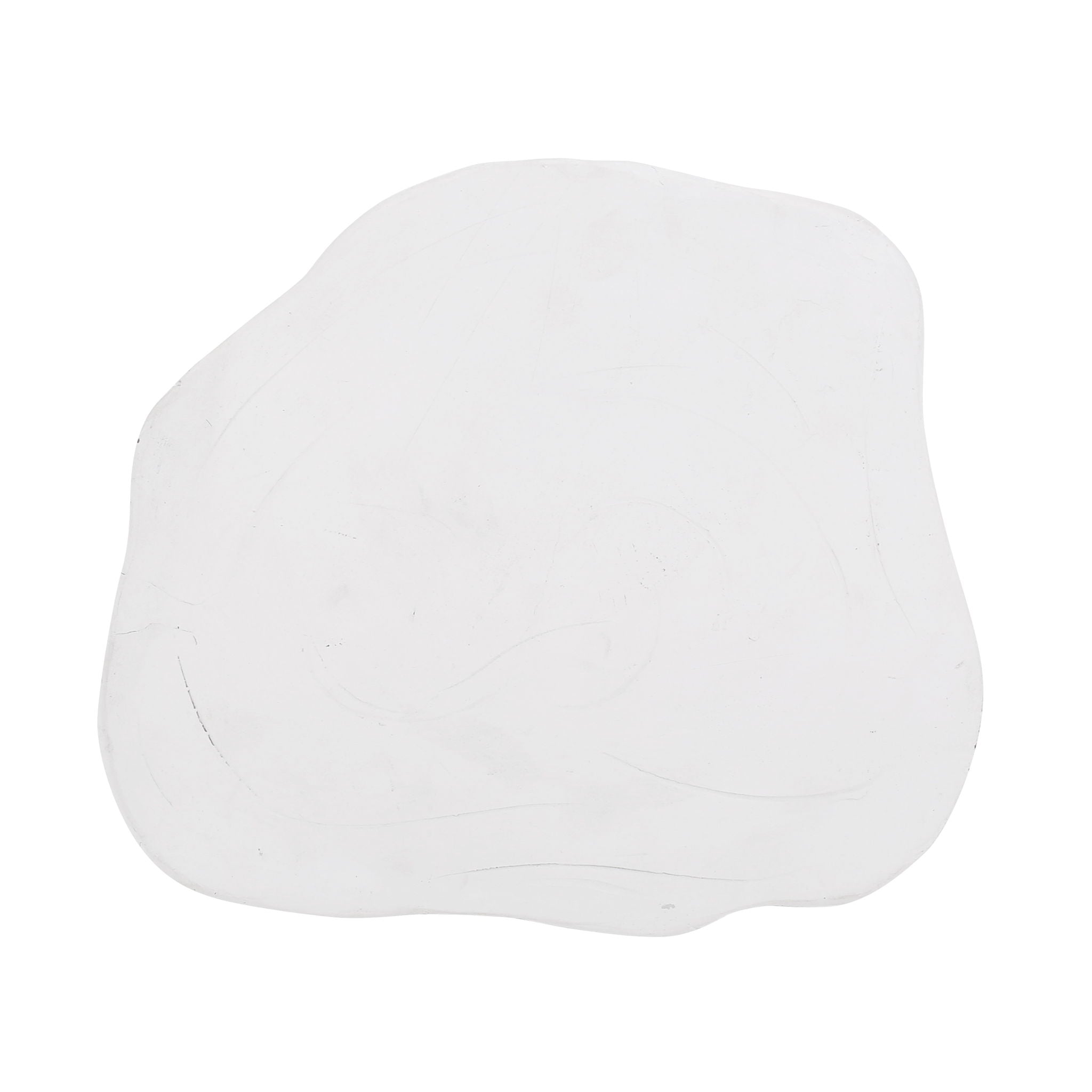 Outdoor, Lightweight Concrete Side Table - Antique White