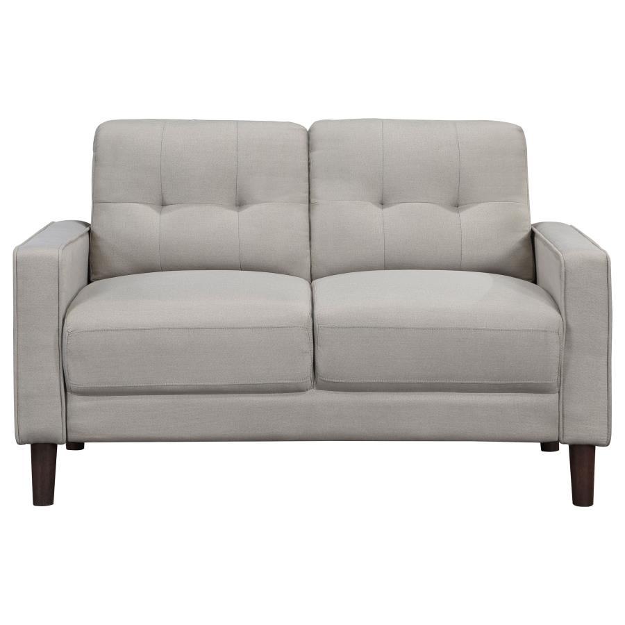 Coaster Fine Furniture Bowen - Upholstered Track Arm Tufted Loveseat | Meri Furniture