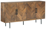 Ashley Furniture Prattville - Brown - Accent Cabinet | Meri Furniture