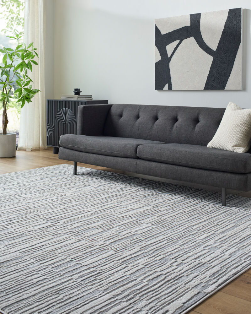 Siyah Machine Woven Rug