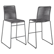 Coaster Fine Furniture Jerome - Woven Rope Metal Chair (Set of 2) | Meri Furniture
