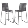 Jerome - Woven Rope Metal Chair (Set of 2)