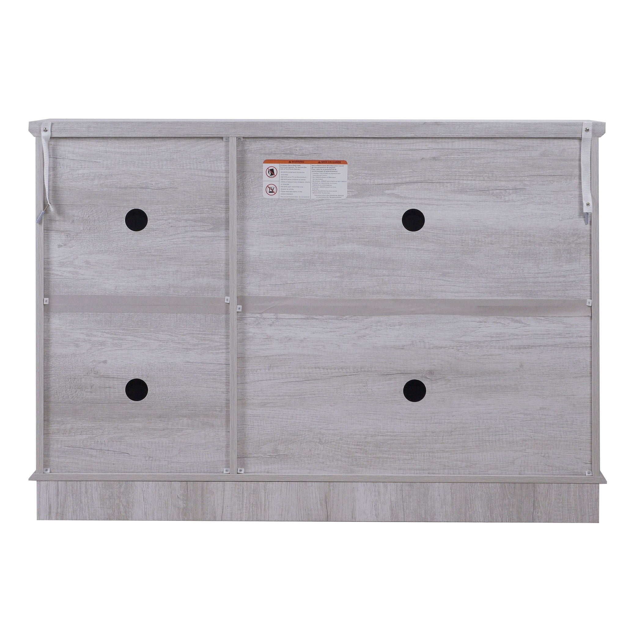 3 Door Mirrored Sideboard Cabinet With Adjustable Shelves