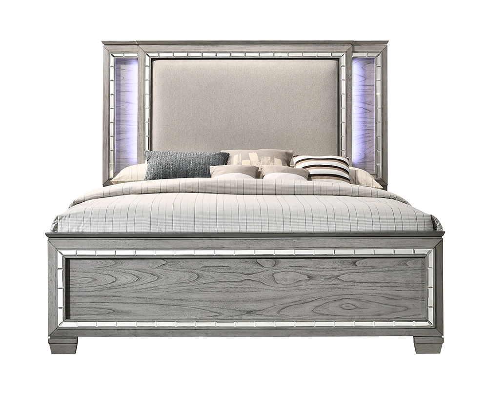 ACME Antares - Bed (LED HB) | Meri Furniture
