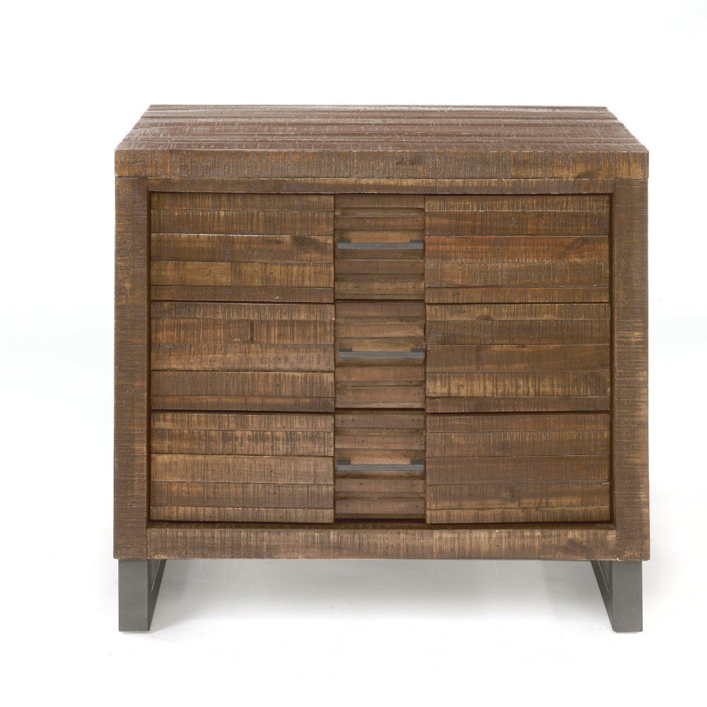 ACME Andria - Nightstand - Reclaimed Oak | Meri Furniture
