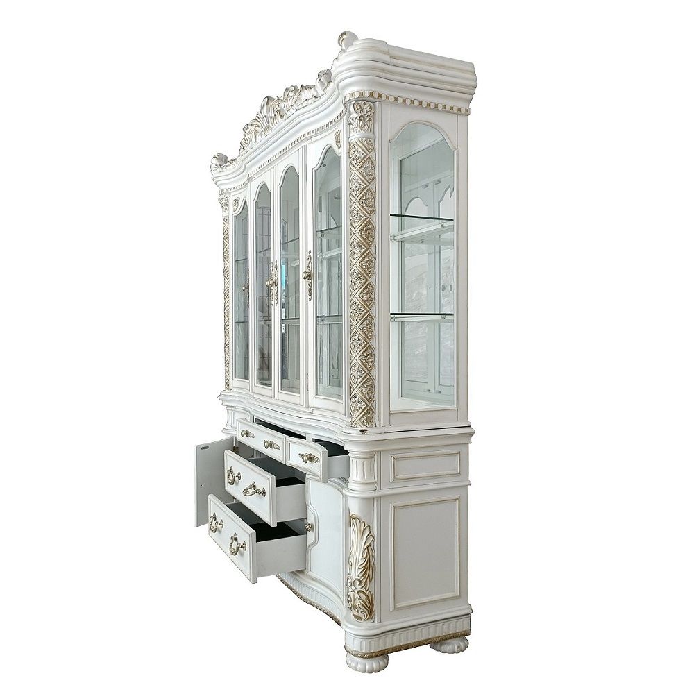 Vendome - Buffet & Hutch - Antique Pearl