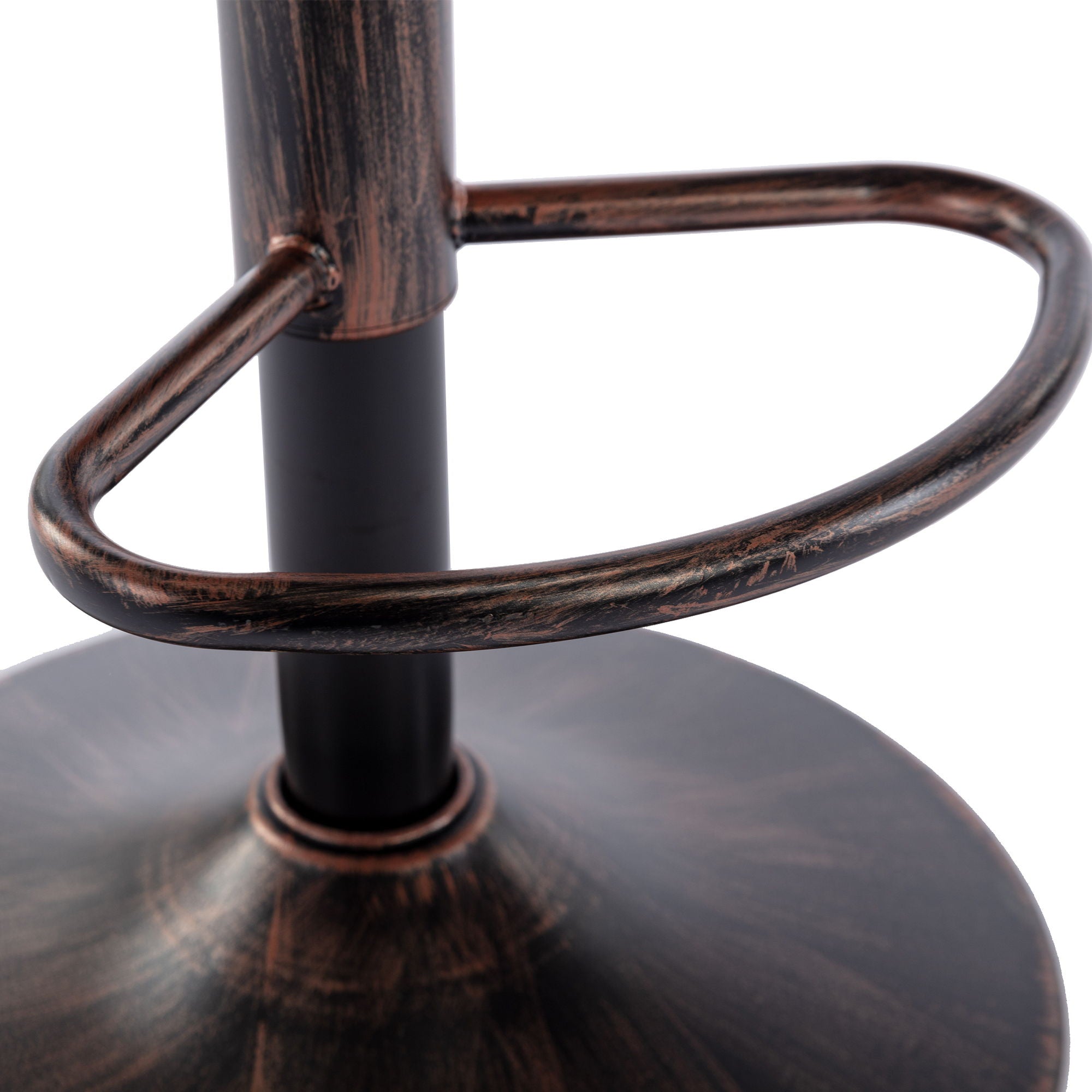 Modern Swivel Bar Stools Adjustable Counter Chairs With Footrest (Set of 2)