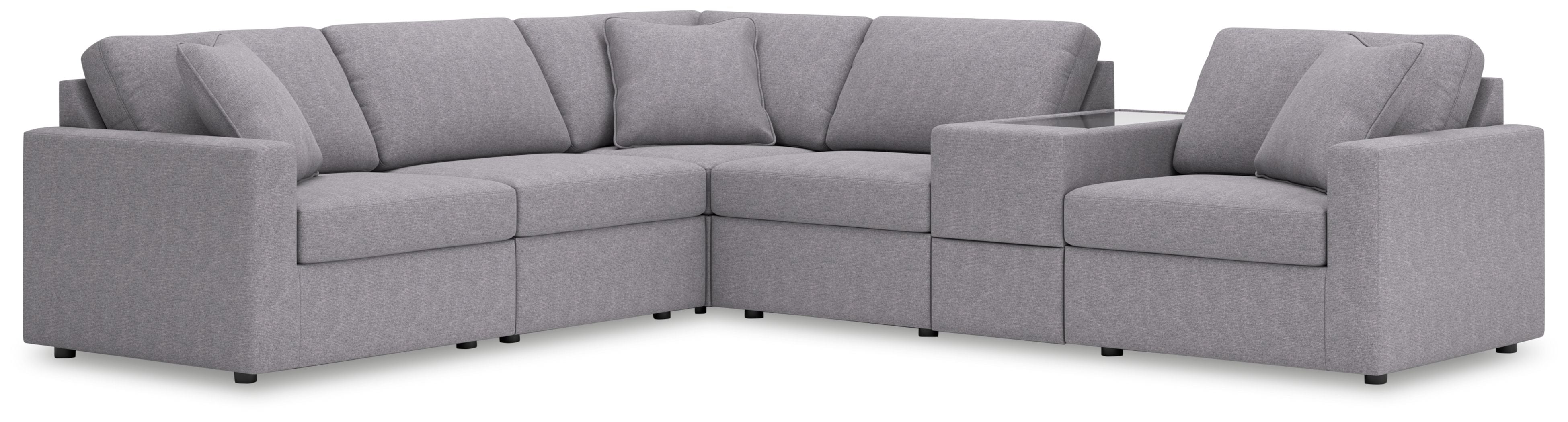Signature Design by Ashley® Modmax - Granite - Sectional | Meri Furniture
