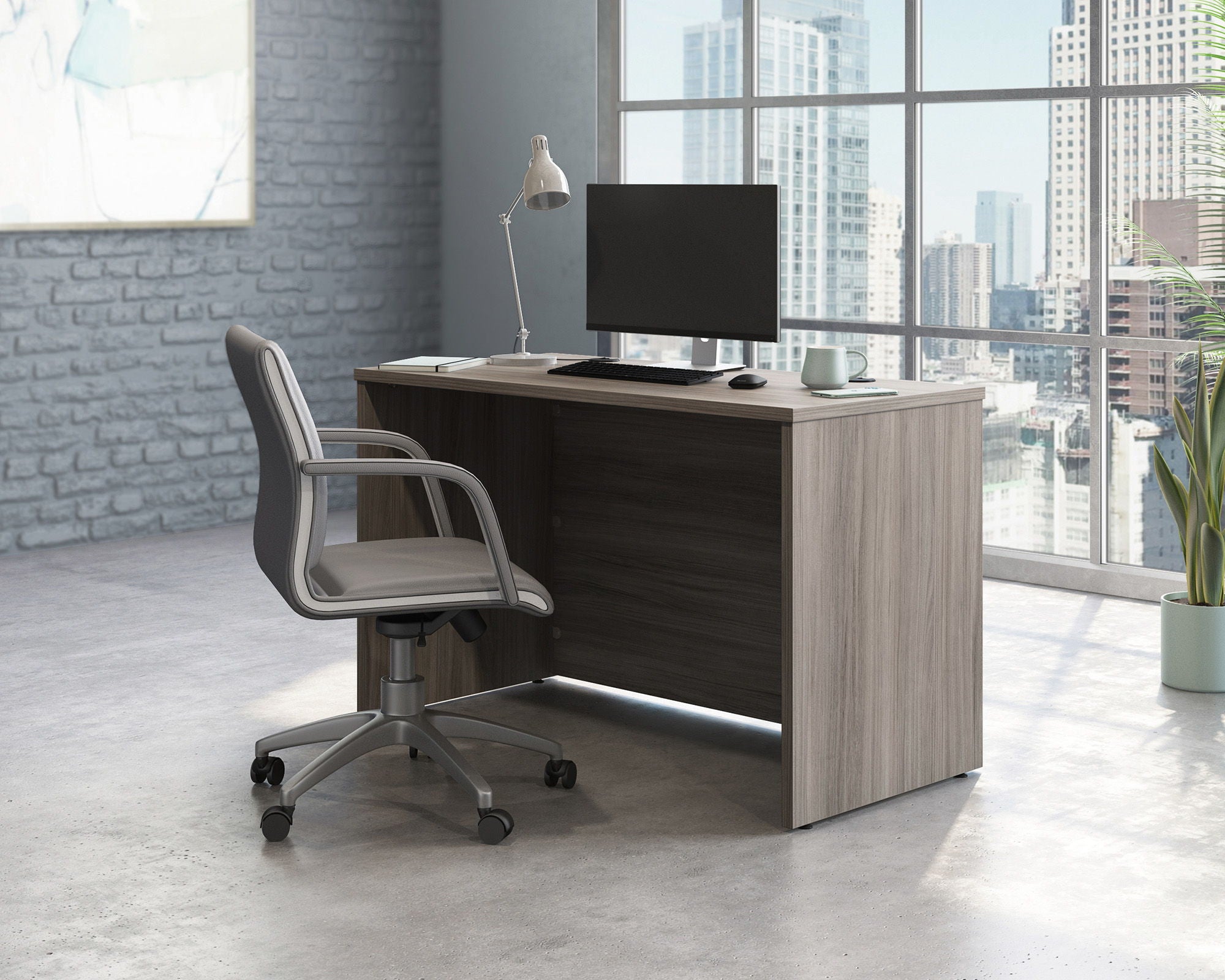 Commercial Desk 48" x 24" in Hudson Elm