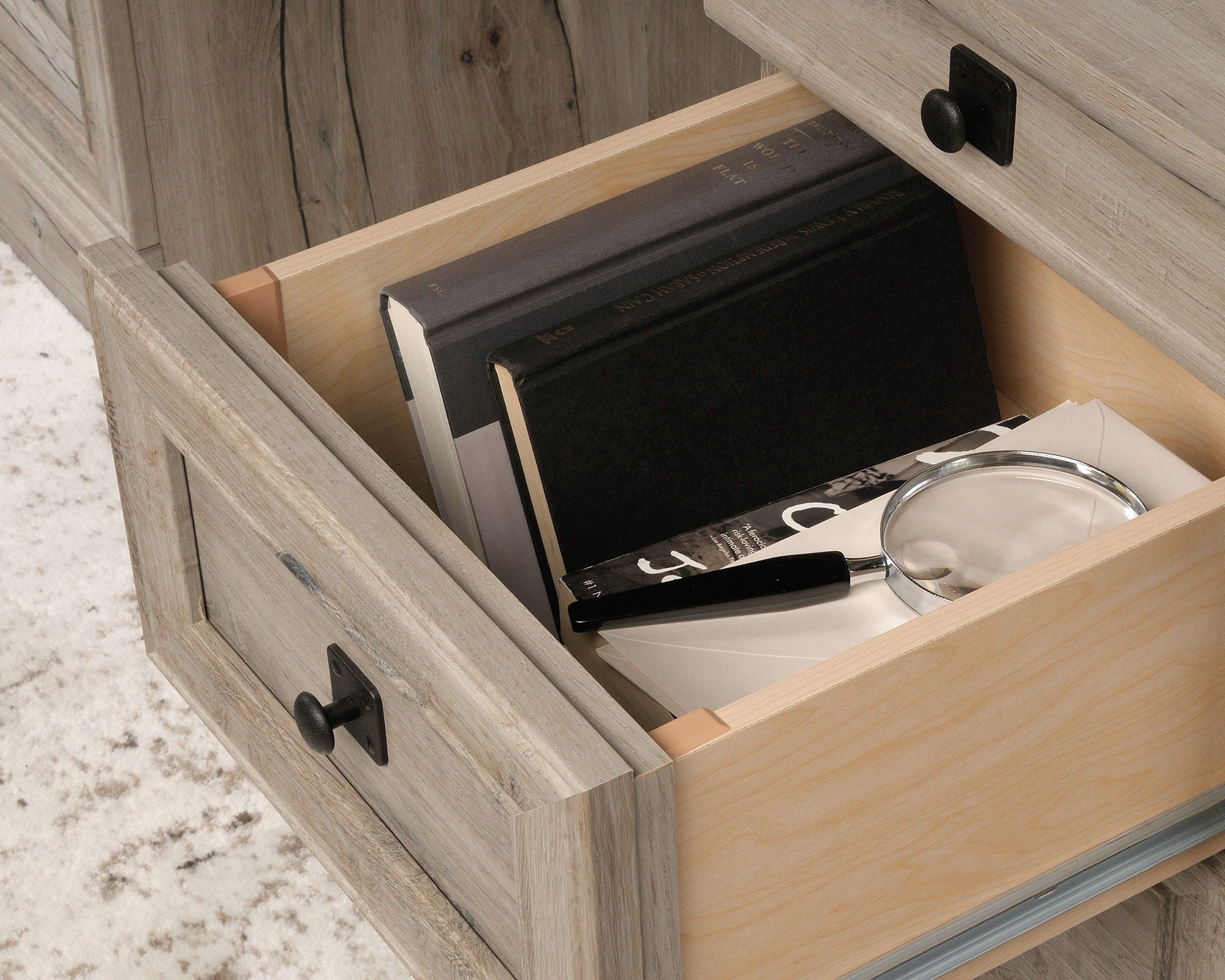 Palladia Executive Desk Split Oak