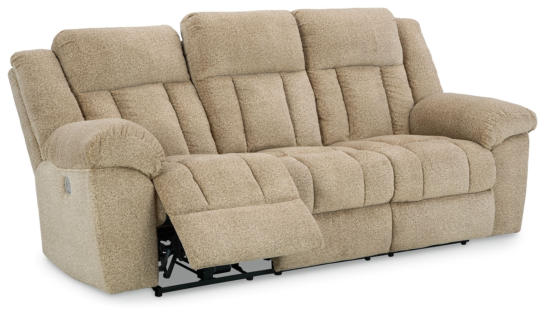 Signature Design by Ashley® Tip-off - Power Reclining Sofa With Adj Headrest | Meri Furniture