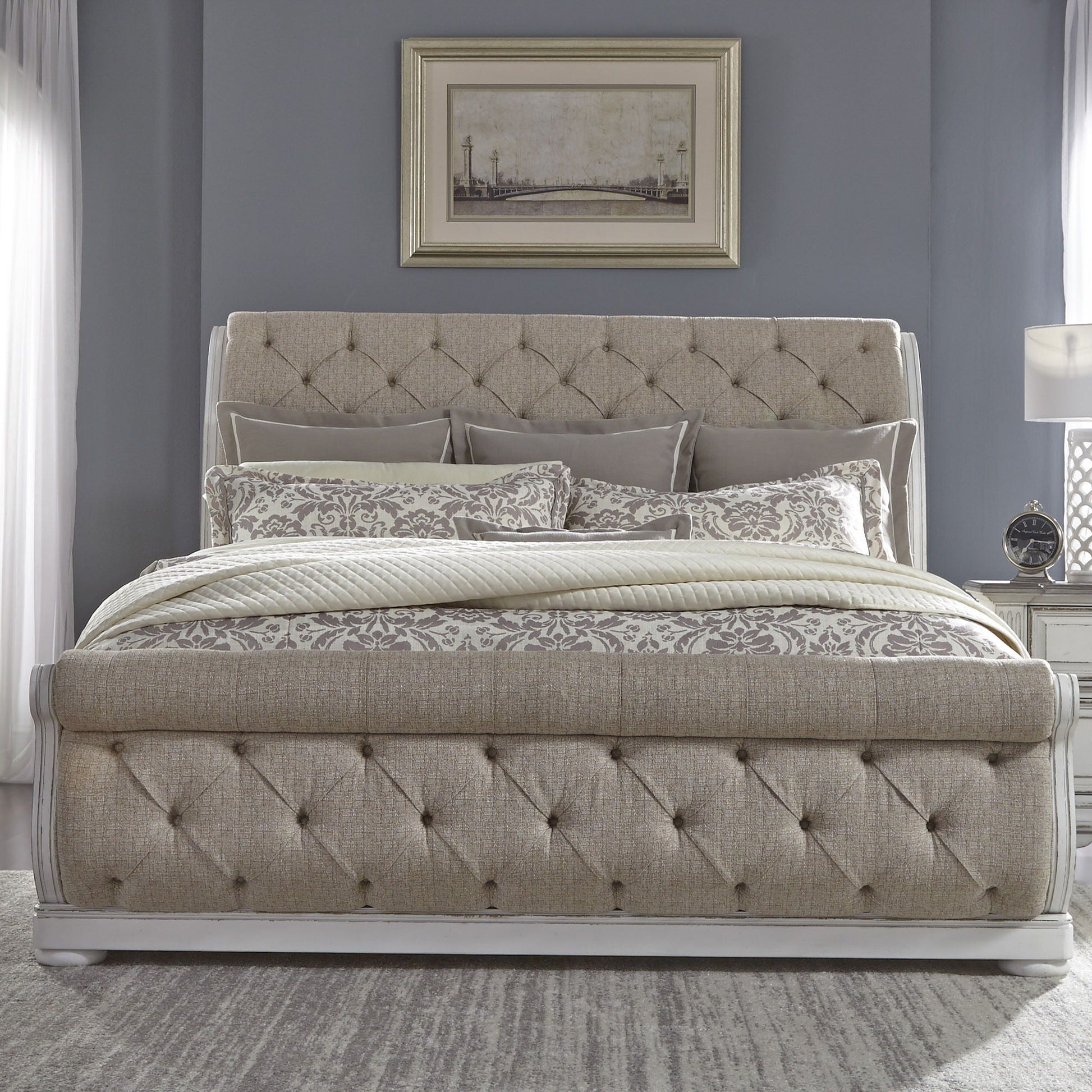Liberty Furniture Abbey Park - Sleigh Bed | Meri Furniture