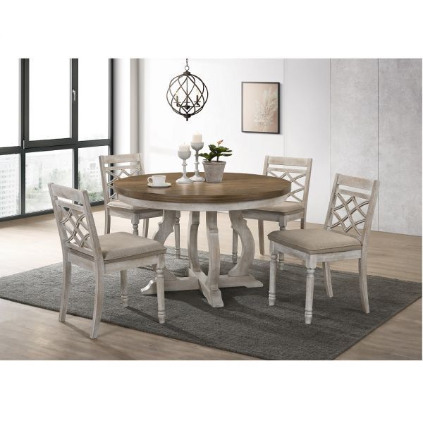 ACME Cillin - Side Chair (Set of 2) - Beige | Meri Furniture