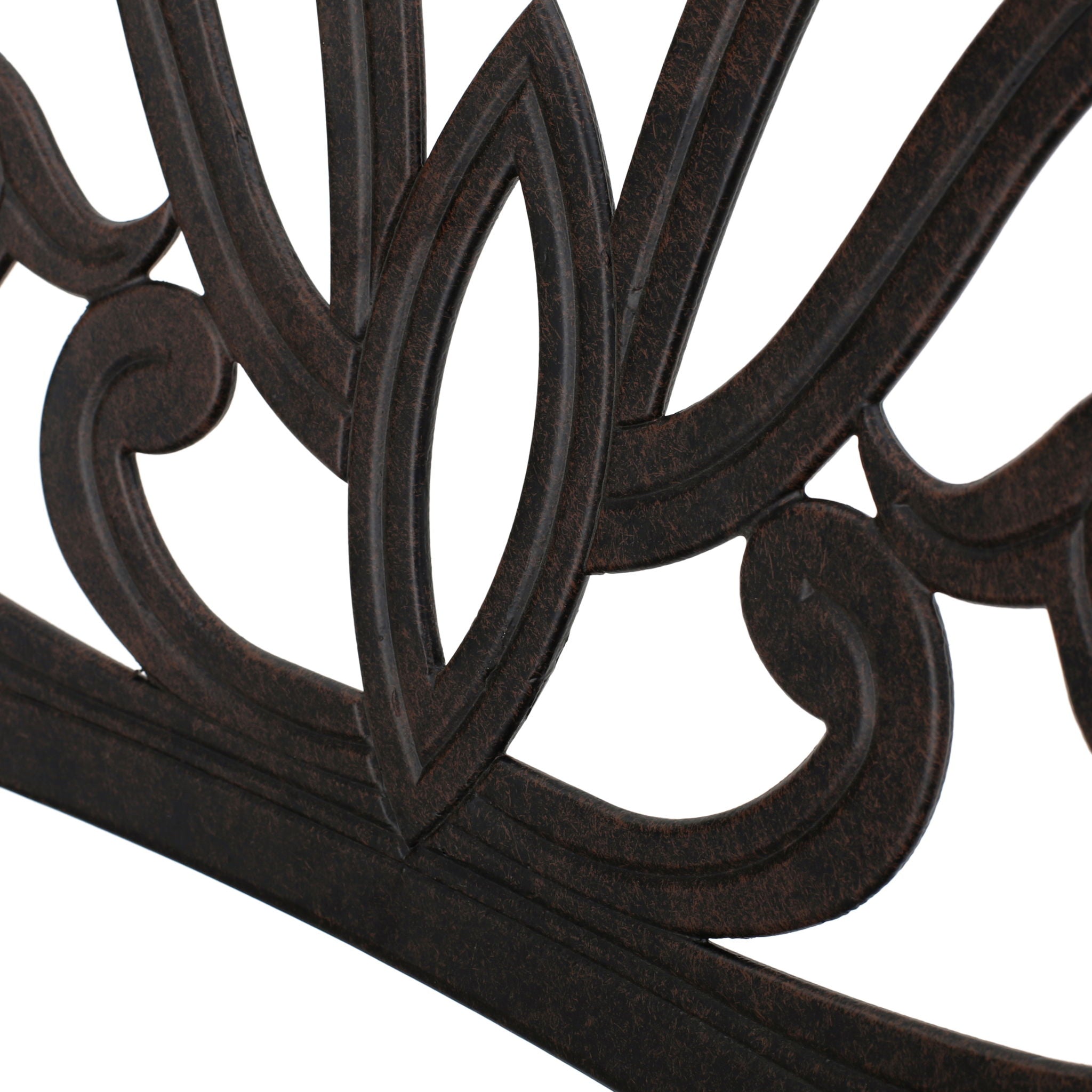 Patio Cast Aluminum Outdoor Dining Chairs (Set of 2) - Bronze