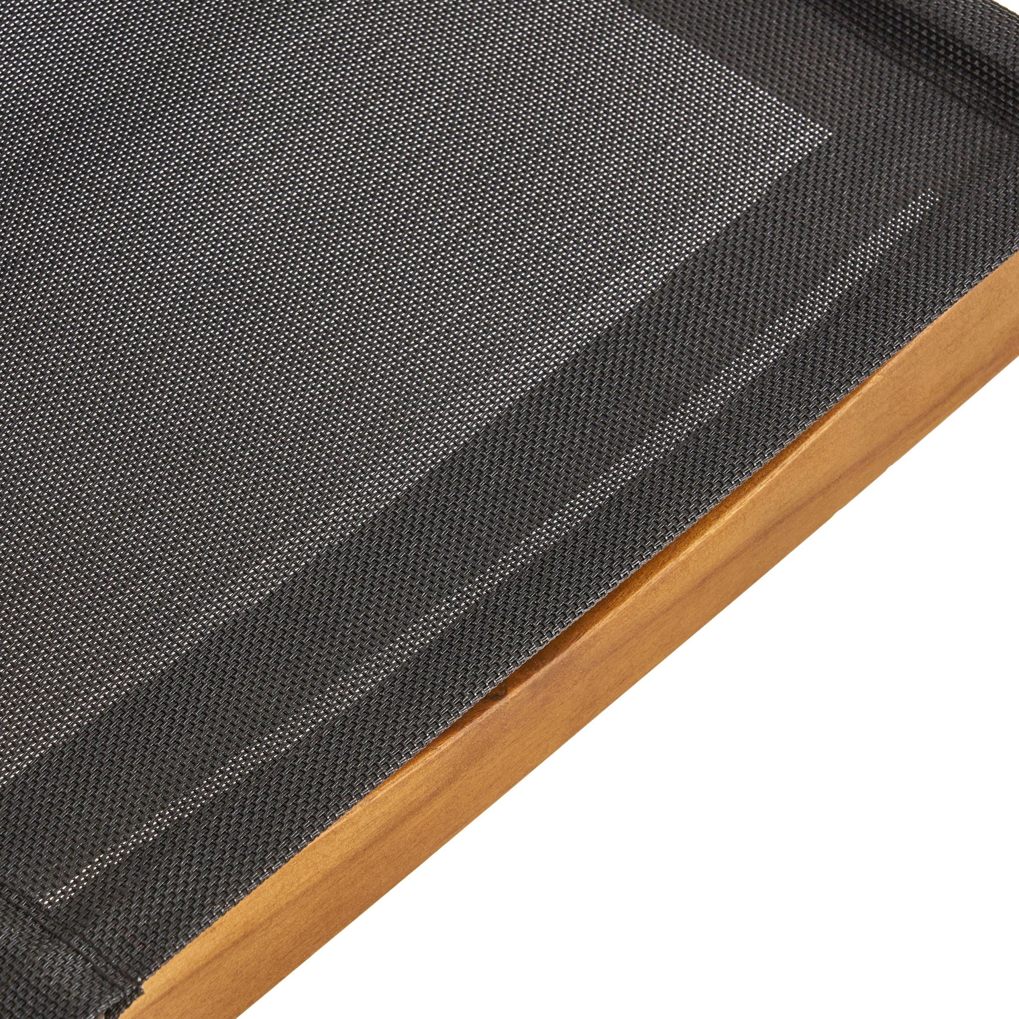 Belfast - Dining Chair With Acacia Wood Frame And Mesh Seating (Set of 2)