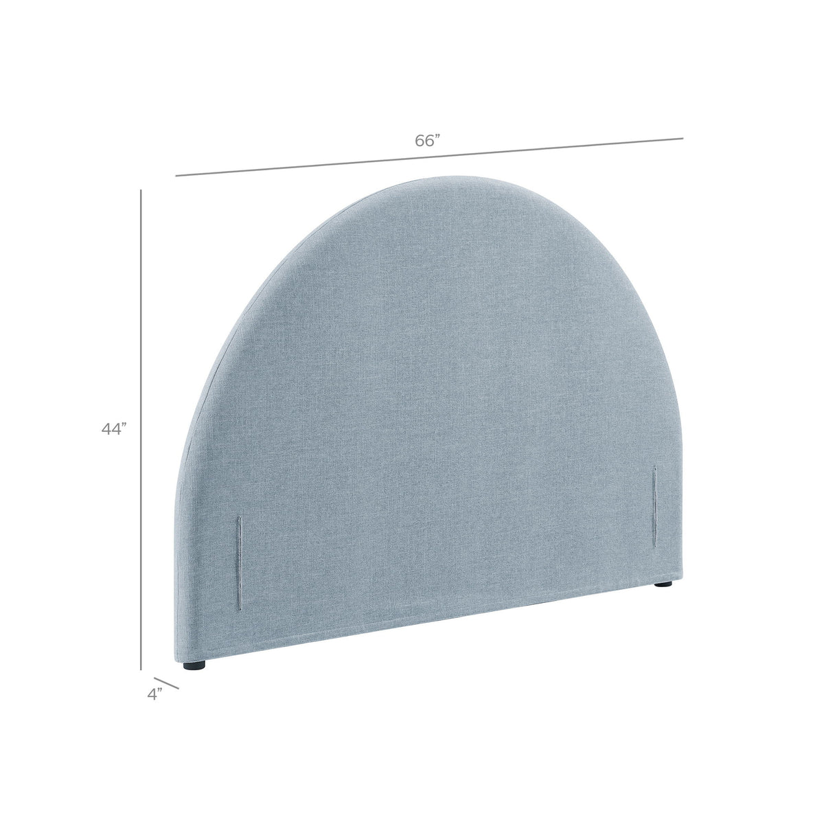Resort Full Size Upholstered Fabric Arched Headboard by Modway