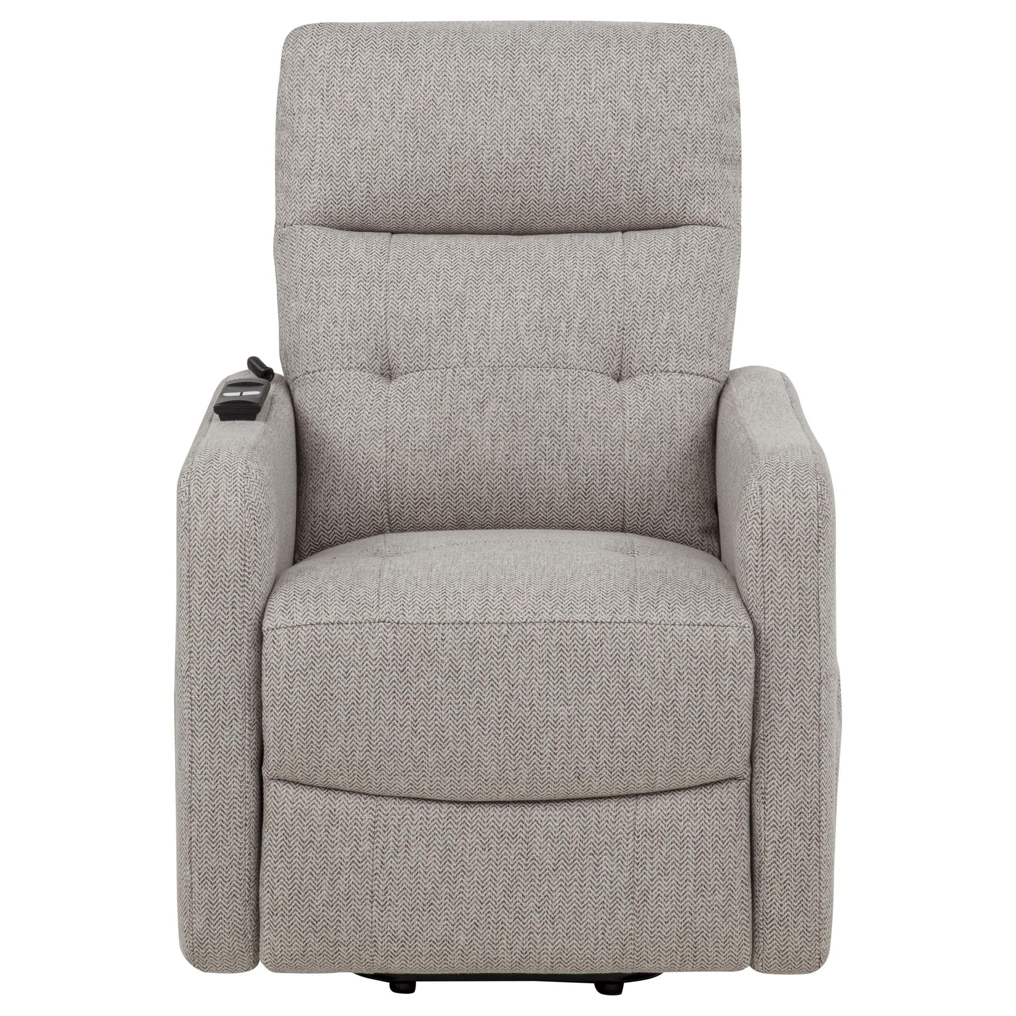 Dayes Upholstered Power Lift Recliner Chair Taupe