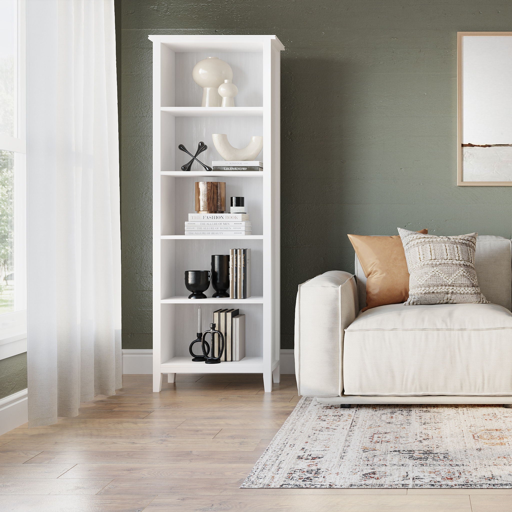 Artisan - 5 Shelf Bookcase, Handcrafted