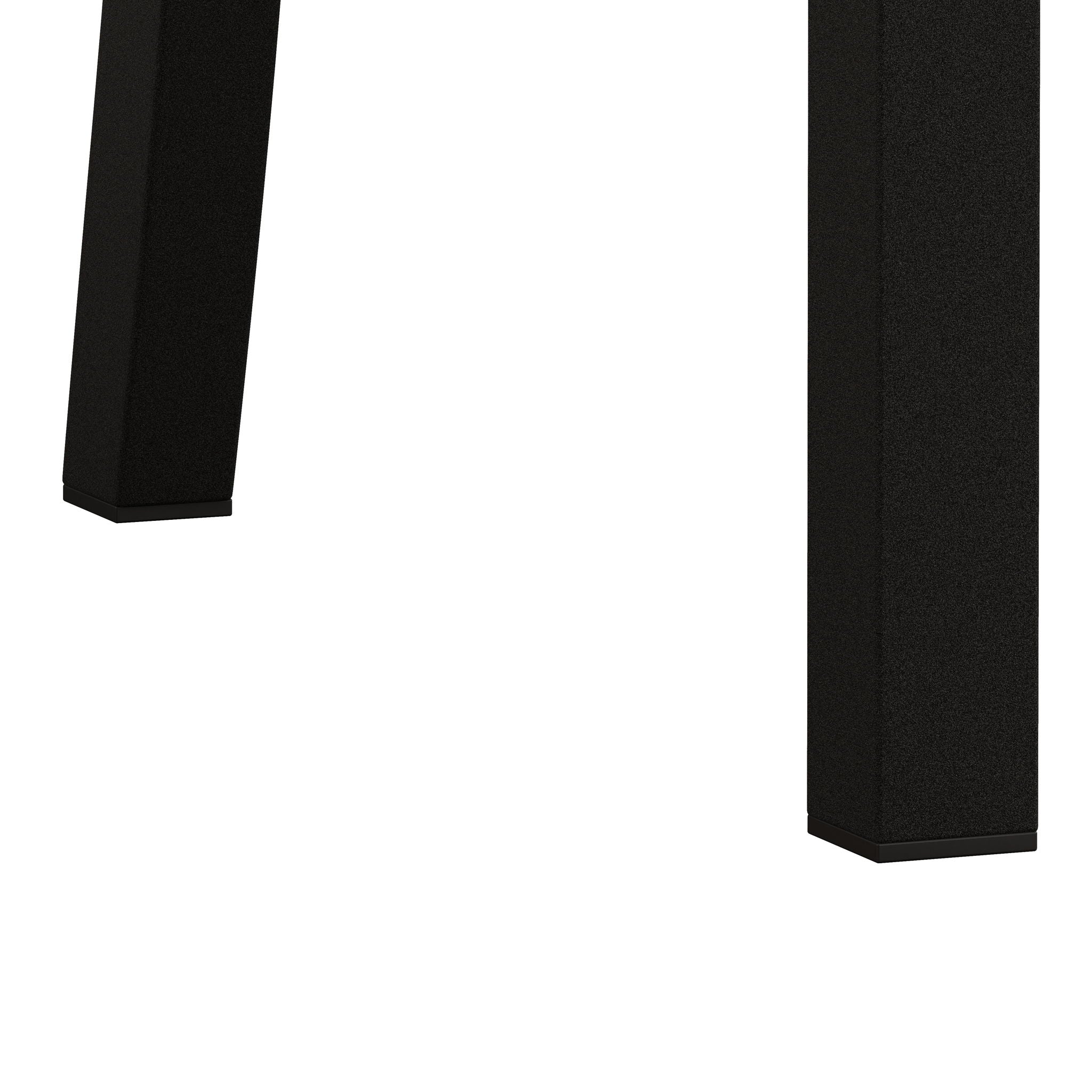 Metal Dining Chairs With Steel Legg, High Back Armless Design