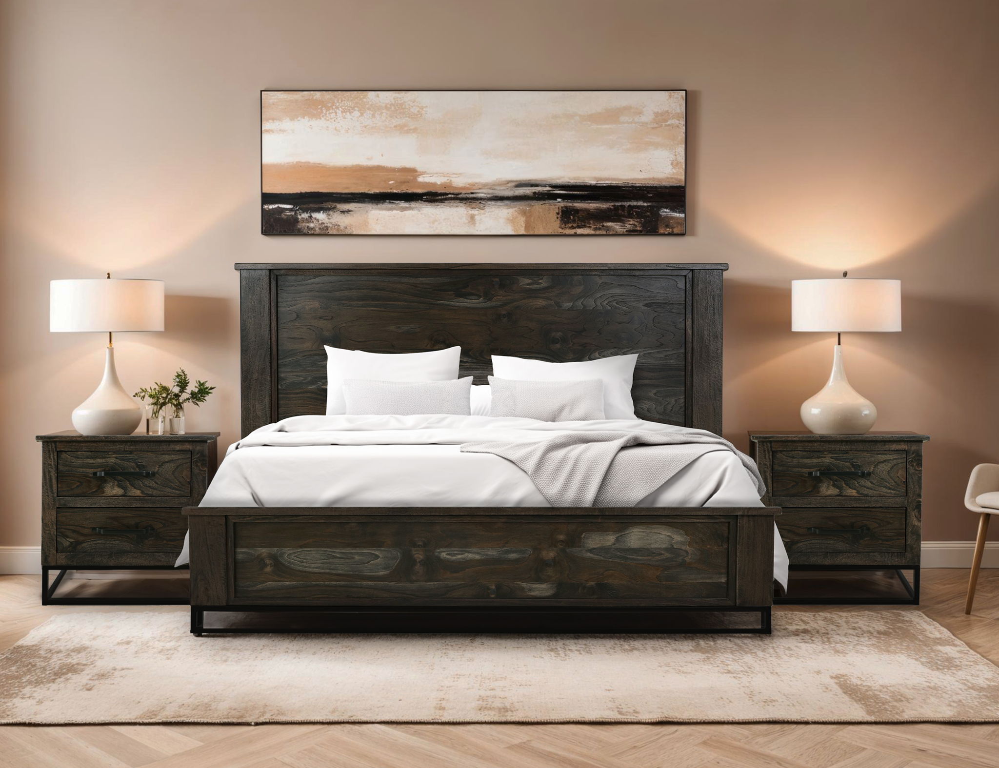 Dark Teak - Bed