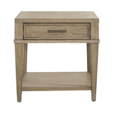 Liberty Furniture Devonshire - Drawer End Table - Weathered Sandstone | Meri Furniture