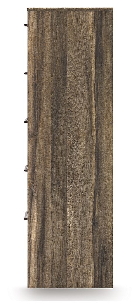 Elbrim - Five Drawer Chest - Brown