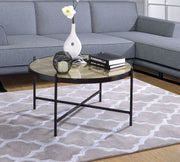 ACME Bage II - Coffee Table - Black & Glass | Meri Furniture
