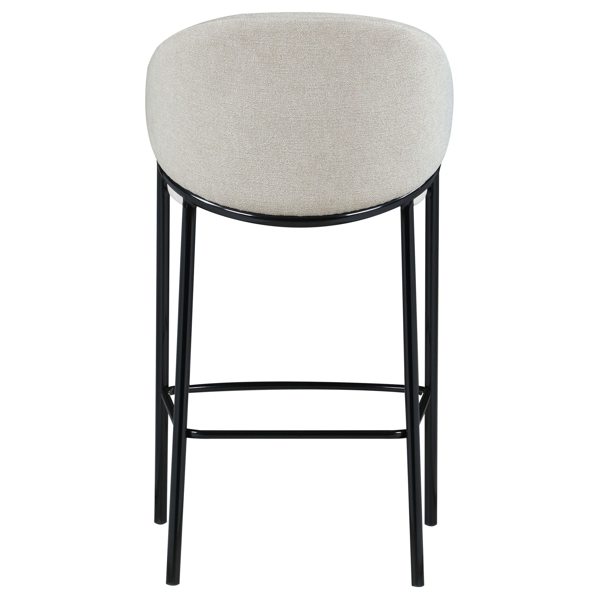 Sloped Arm Bar Stools (Set of 2) - Beige