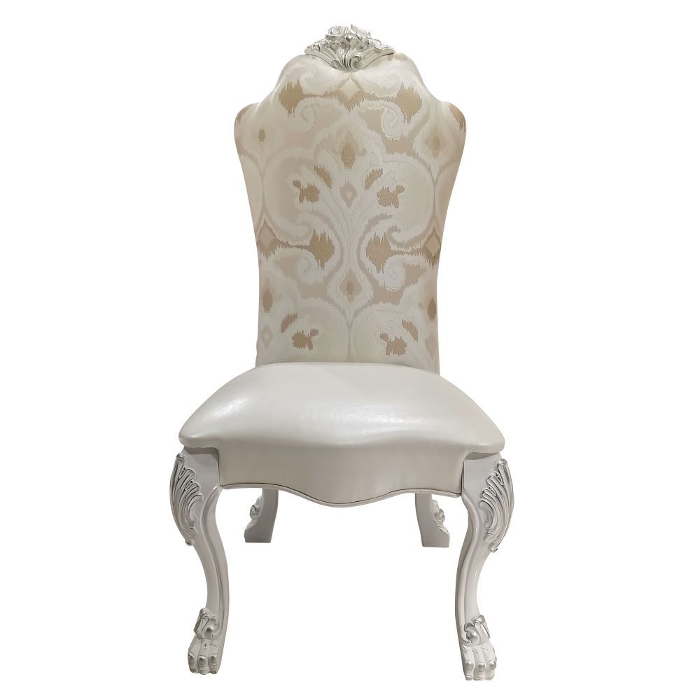 Dresden - Side Chair Set of 2) - Fabric & Bone White