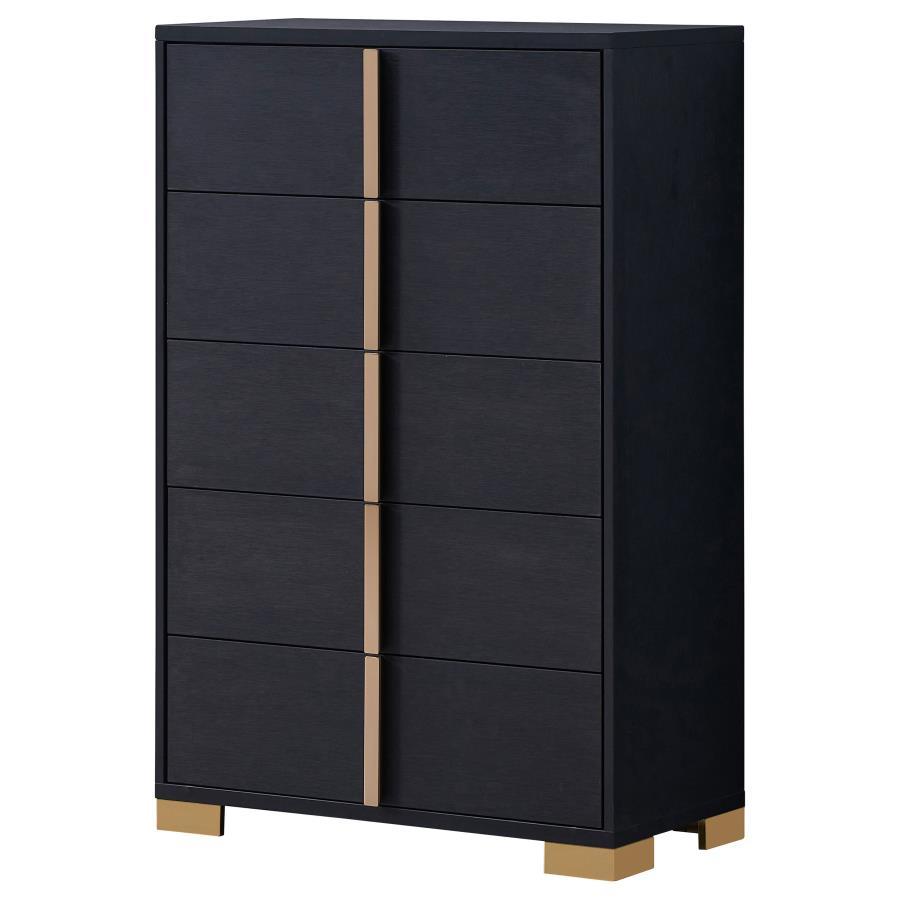 Coaster Fine Furniture Marceline - 5-Drawer Bedroom Chest | Meri Furniture