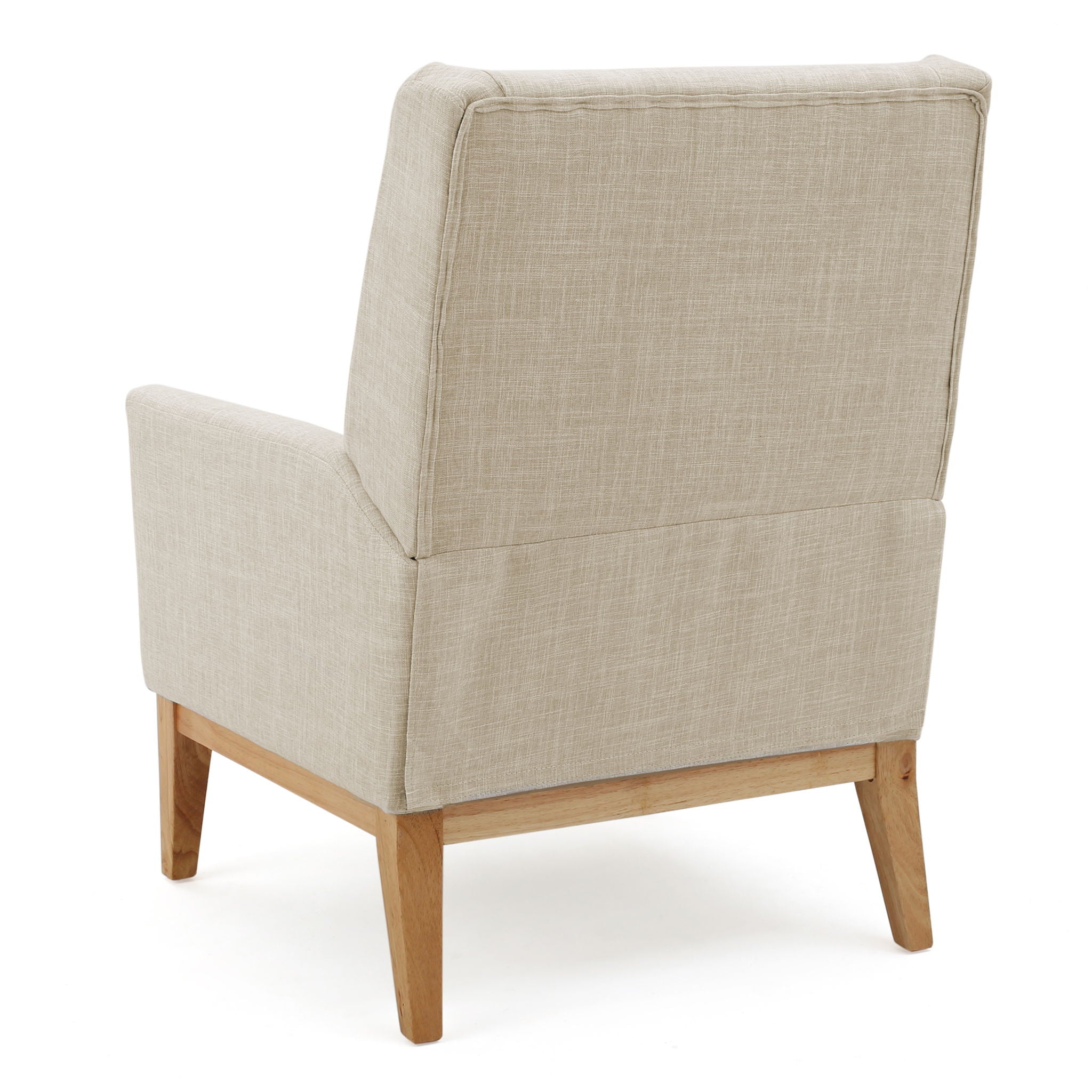 Modern Accent Chair With Padded Cushion Seat