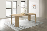 Magnus Oak Finish 84" Extendable Rectangular Dining Table