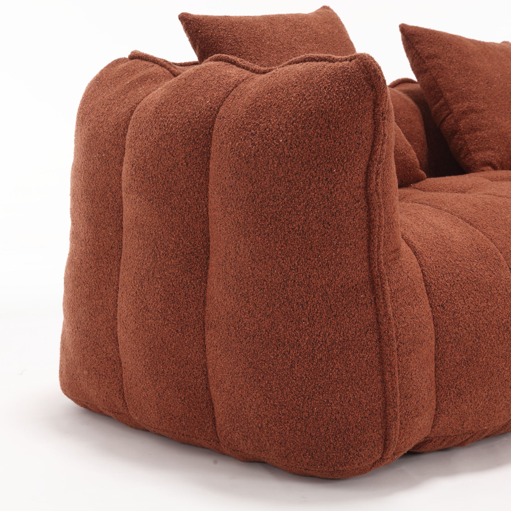 Cozy Beanbag Chair With High Resilience Foam Core For 2