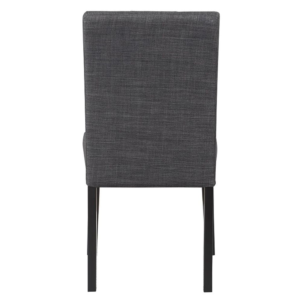 Kusa - 5 Piece Dining Set With Engineered Stone Top - Engineered Stone Top & Black