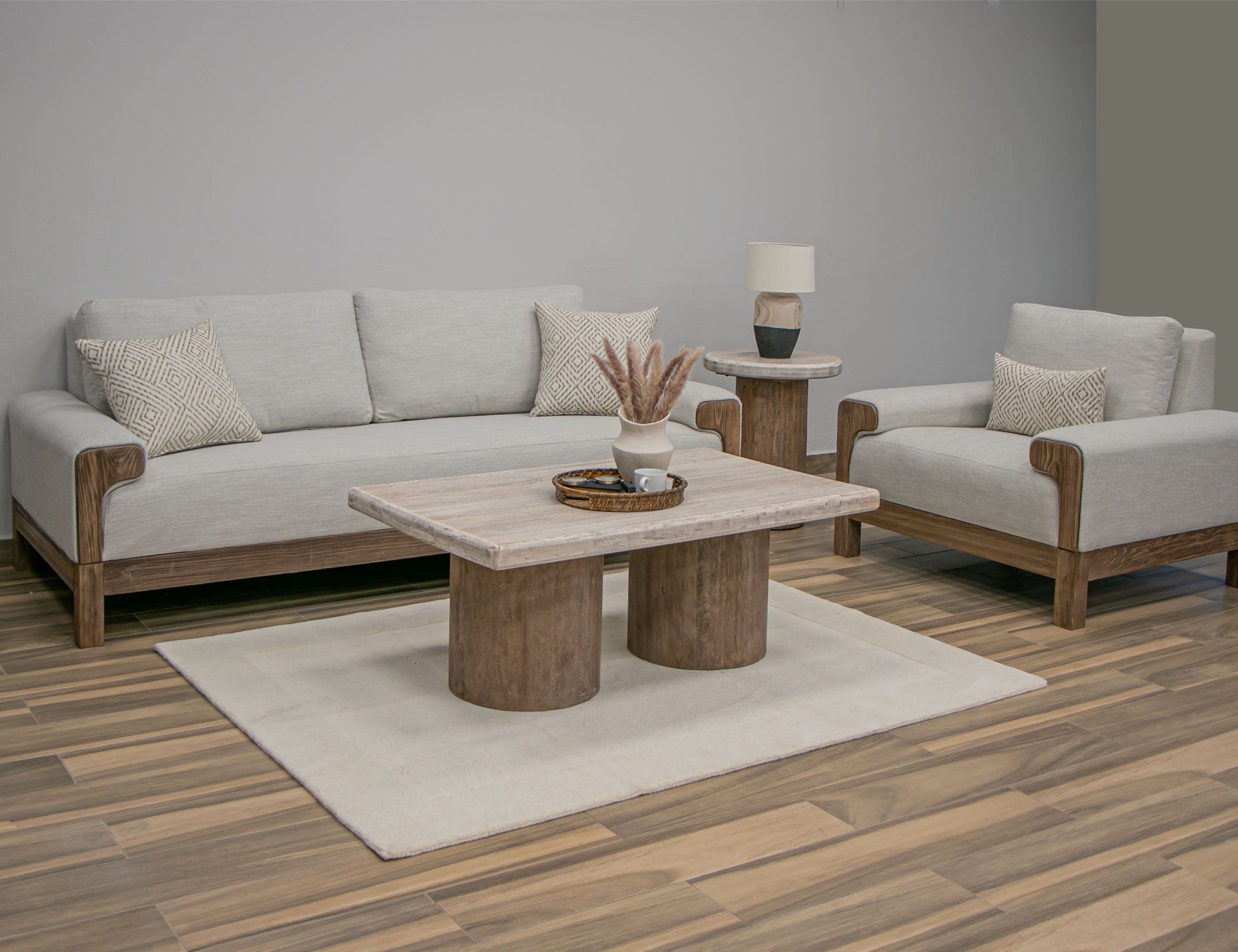 International Furniture Direct Sedona - Sofa - Light Cream | Meri Furniture