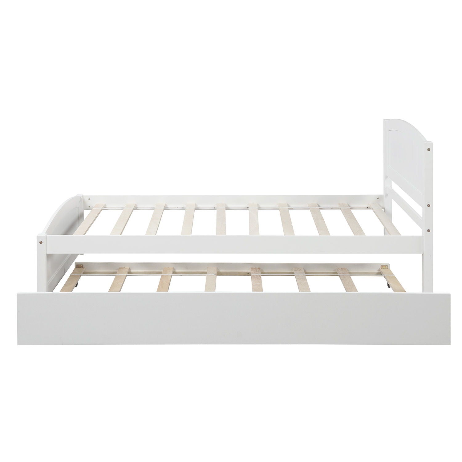 Platform Bed & Headboard, Footboard And Wood Slat Support