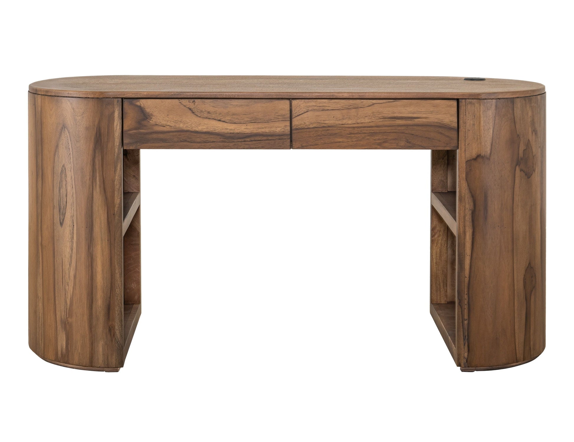 International Furniture Direct Balam - Desk - Brown | Meri Furniture