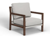 Milan - Fabric Arm Chair - Light Cream